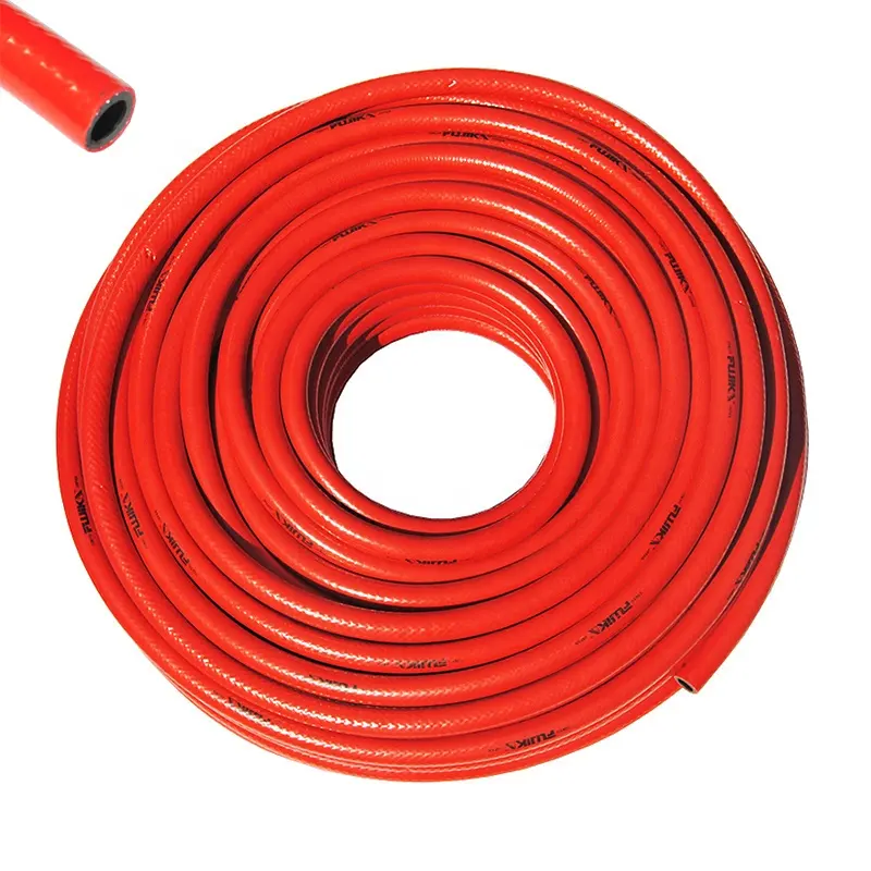 De PVC de fibra fortalecer suave manguera de Gas eléctrica tubo Flexible naranja Antiestático de PVCStatic manguera