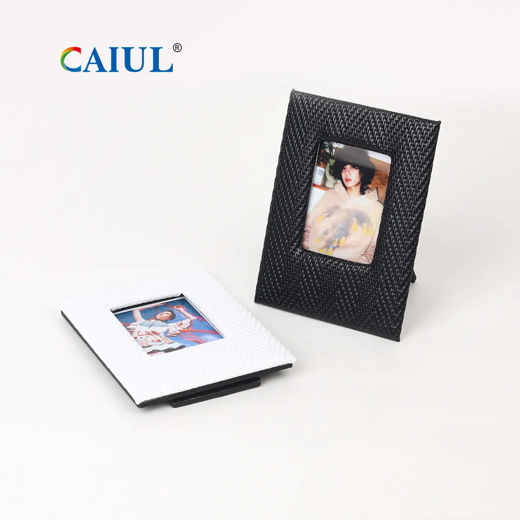 Instax-Mini marco de fotos personalizado, 4x6, 2x3, 5x7, cuero Pu, marcos de escritorio, álbumes de fotos, accesorios