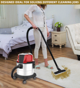 EAKO EC823-15L ıslak kuru elektrikli süpürge elektrik paslanmaz çelik kordon geri sarma ve hız kontrolü ile abd/ab fiş davul tipi - Product Image 6