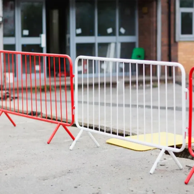 Crowd Control Metal Safety Barricade Verkeersbarrière Roestvrijstalen Barricades Gegalvaniseerde Voetgangersbarrières