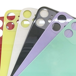 Büyük delik geri cam iPhone 8 8 artı 11 Pro Max 12 12 Mini 12 Pro Max X XR XS Max pil kapağı konut - Product Image 2
