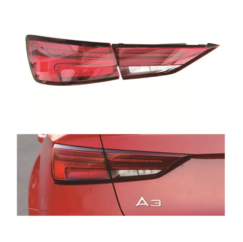 Автомобильные системы освещения, задние фонари для Audi A3 8 в 2013-2019 OE, задние фонари, обновленные светодиодные задние фонари Audi A3