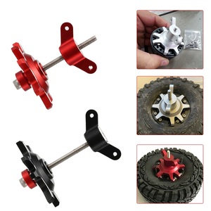 RC <span class=keywords><strong>1.9</strong></span>/2.2インチビードロックホイールハブタイヤアセンブリ1:10 RCクローラーカー用分解ツールTRX4TRX6アクセサリー (赤)