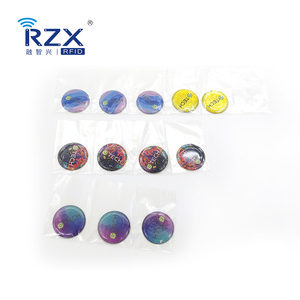 RFID Customized Waterproof NFC NTAG 213 Epoxy Tag with Custom Color Logo Anti Metal Layer <strong>Program</strong> with Phone - Product Image 2