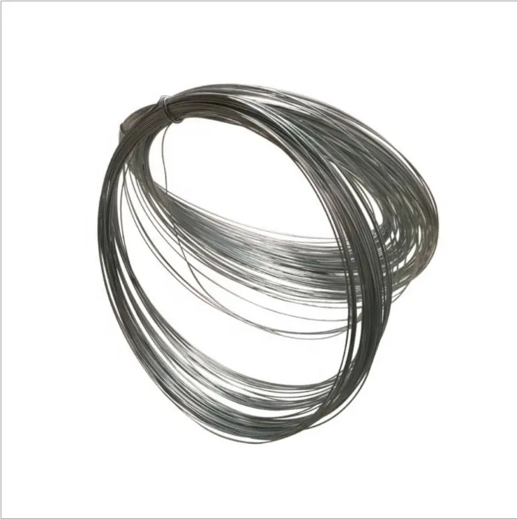 Fil métallique galvanisé en acier à haute teneur en carbone, filet de pêche pour conduit Flexible En10269, 1.0mm, 2.5mm, 5 mètres