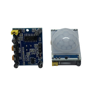 Módulo de Sensor IR ajustable, HC-SR501 azul, HC SR501, Sensor de movimiento de cuerpo humano, módulo HC-SR501