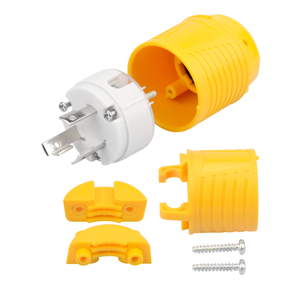 NEMA L6-30Pロッキングプラグ30アンペア250V2極3線接地工業用グレードETLヘビーデューティージェネレーターツイストロックアダプタープラグ