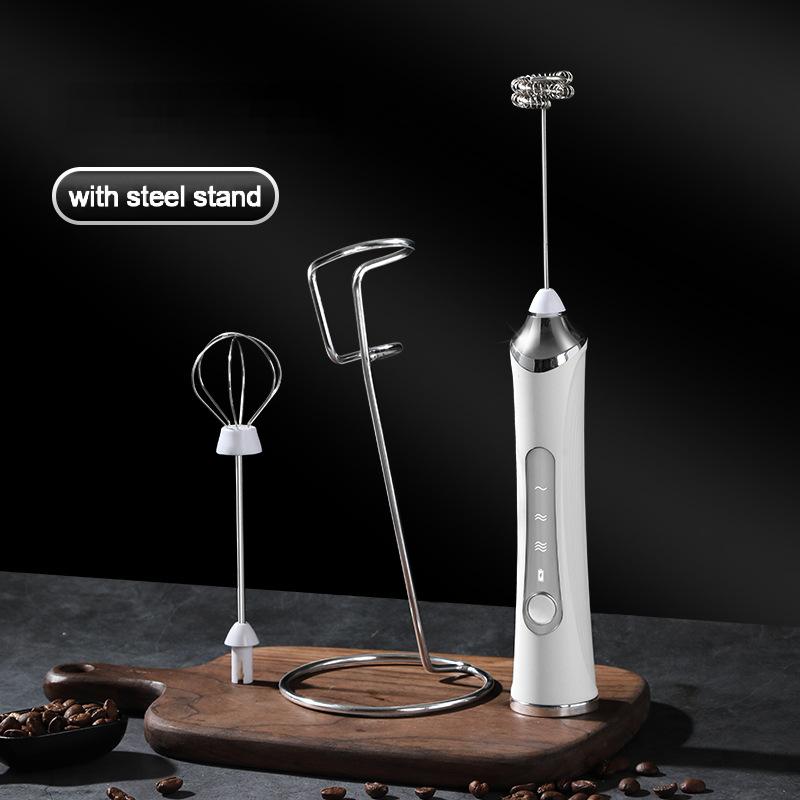 Blanc avec support en acier