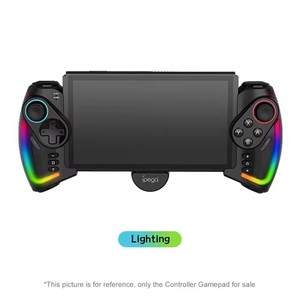 PG-SW777ニンテンドースイッチ/スイッチOLEDゲームパッドコントローラー用格納式ジョイスティックカラフルな照明付きメカニカルボタン - Product Image 2