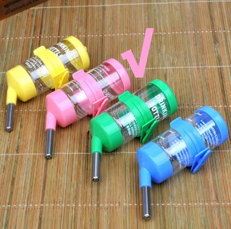 Pink rolling ball water bottle 125ml