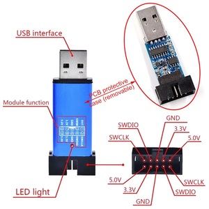 ST LINK Stlink st-link V2 Mini STM8 arduino için kapak A41 ile STM32 simülatörü indir programcı programlama