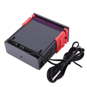 Controlador de temperatura digital doble para el hogar, termostato de salida de dos relés con sonda, 12V, 24V, 220V, calor frío - Product Image 4