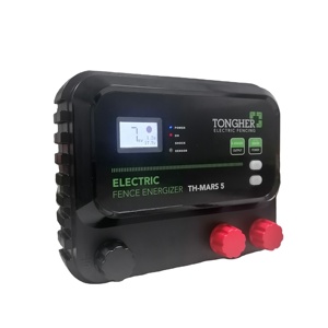 รั้วไฟฟ้าแสดงผลดิจิตอลแบบคู่5จูล220V/12V สำหรับรั้วสัตว์ - Product Image 1