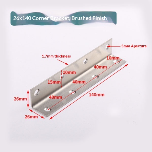 Brushed color 26mm * 140mm