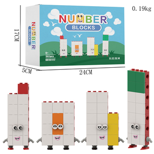 Çocuk montaj plastikleri blok oyuncaklar eğlenceli sayılar çoklu stilleri aydınlanma biliş modeli yapı taşları - Product Image 4