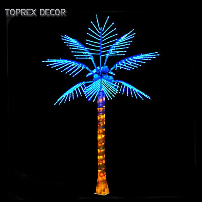 Toprexdecor HA CONDOTTO LA luce decorativa artificiale albero di cocco