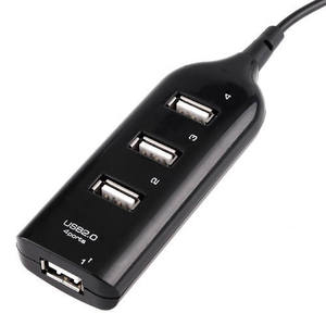 适用于笔记本电脑的高速便携式迷你4端口USB 2.0集线器USB端口 - Product Image 2