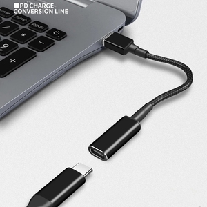 100W USB C dişi 6.0*3.7mm erkek fiş adaptörü dönüştürücü USB tipi C PD hızlı şarj kablosu kordon Asus dizüstü bilgisayar - Product Image 5