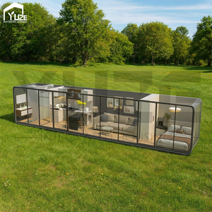 Phong Cách Sang Trọng Kích Thước Lớn Prefab Apple Pod Maison Không Gian Nhà Viên Nang 2 Phòng Ngủ Với Nhà Bếp Nhà Vệ Sinh Một etage - Product Image 3