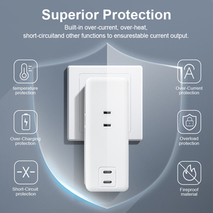 OEM 30W GAN Travel <strong>Adapter</strong> Type C Fast Charger 3.25A Universal Socket 5V 3A 9V 3A 12V1.5A 15V 2A 20V <strong>Output</strong> 30W - Product Image 5