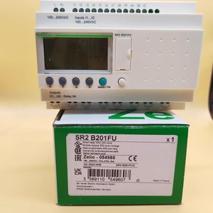 Nuevo controlador Original SR2B201FU Schnei-der Zelio Logic Modul Plc, controlador de Motor Vfd, AC100-240V, 12 entradas, 8 salidas de relé, Stock
