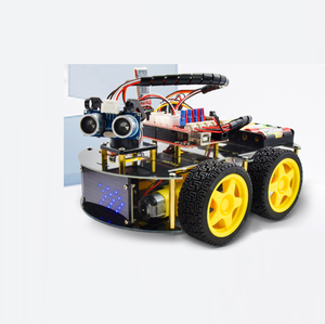 Аксессуары для DIY, интеллектуальный 4WD робот, умный автомобильный кодировщик, батарейный блок, приводной двигатель, развивающие игрушки, робототехника, комплект для Arduino