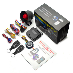 Funciones completas PKE sistema de arranque y parada del motor PKE sistema de arranque de botón pulsador sin llave alarma de coche con llave inteligente con arrancador de motor remoto - Product Image 1