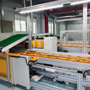 Lcd Screen Automatische Montagelinie Links-und Rechts zyklus Double Speed Chain Produktions linie Kostenloses Programm - Product Image 1