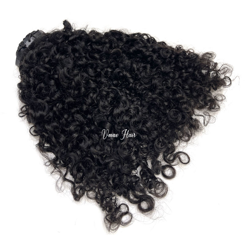 Afro Kinky Curly sin fisuras Clipin