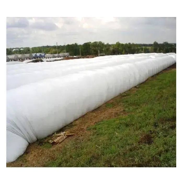 Saco silencioso de plástico estabilizado uv, tubo de silo para agricultura