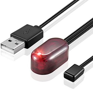 <strong>IR</strong> Receiver Transmitter Kit Infrared <strong>Remote</strong> Control Extender Cable Universal <strong>IR</strong> Emitter Repeater for HD DVR Set Top Boxes - Product Image 2