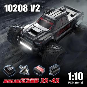 MJX Hyper Go 10208 V2 1/10 fırçasız Motor yüksek hızlı 4WD RC Off-Road araba LED ışıkları ile uzaktan kumanda içerir USB kablosu - Product Image 3