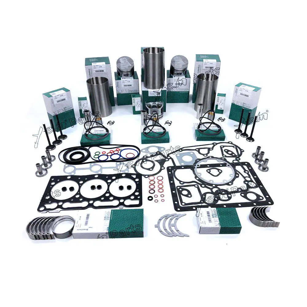 D1105 Engine Rebuild Kit With Gasket Kit Engine Valves Bearings Set For Kubota