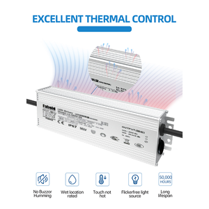 Fabricante Controlador LED 100W Transformador 12V 24V Impermeable IP67 Proyecto Luz LED 120VAC Fuente de alimentación de entrada Tira de módulo LED - Product Image 5