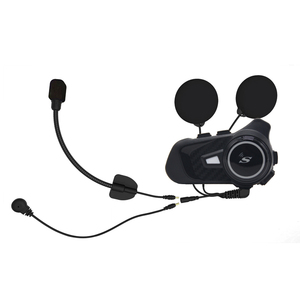 Intercomunicador Bluetooth para casco de motocicleta, sistema de comunicación BT5.1 con interfaz tipo C para 3 personas conectadas y 2 personas - Product Image 6