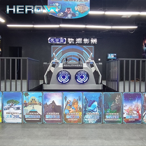 カスタムサイズ7Dムービーシアター180度リングスクリーン & FEC LBVRオービタルシネマ家庭教育屋外ローラーコースター