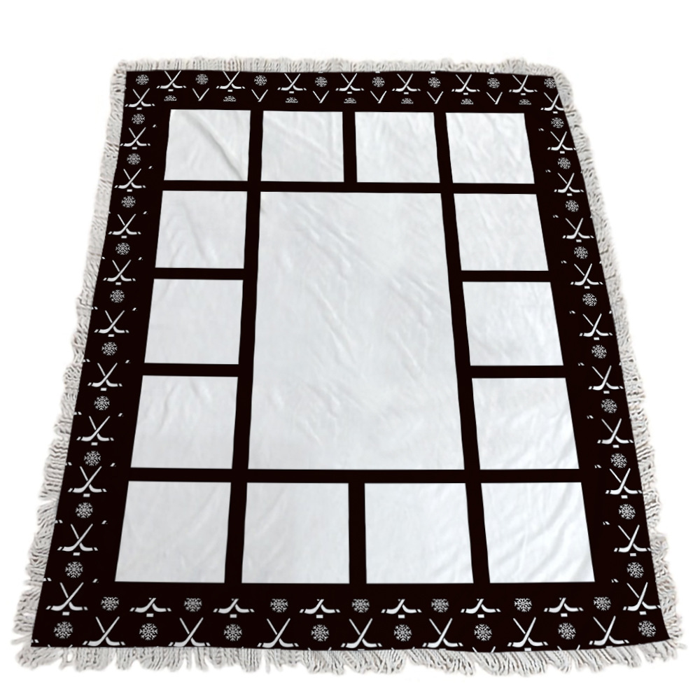 Black white tassel