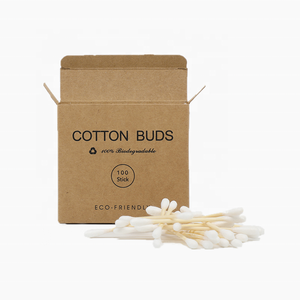 600pcs Plastic Free Biodegradable 6boxes Per Set Packing <strong>CE</strong> Certification Bamboo Cotton <strong>Swabs</strong> - Product Image 5