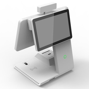 Новое поступление, 13,3 дюйма, двойной сенсорный экран, POS-система Android, устройство для отбора температуры, контроль доступа, устройство управления посетителем - Product Image 4