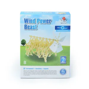 Kids DIY Puzzle Science <strong>Experiment</strong> Toy Wind Energy <strong>Source</strong> Power Beast Model Kids Gadgets Technology Toy - Product Image 5