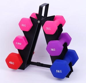 彩色十六进制哑铃健身肌肉锻炼 - Product Image 4