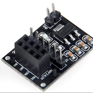 NRF24L01ワイヤレスアダプターモジュール3.3Vロボットカー用8ピン用ソケットアダプタープレートボード24L01ワイヤレスモジュール - Product Image 1