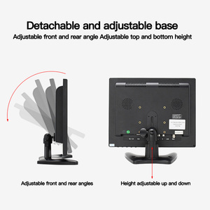 Monitor IPS de 12V, 1A, 12 pulgadas, Hd-mi, para juegos, Rgb, Mp4, Mini Pc, ordenador, Tv para coche, Monitor de pantalla con altavoz de entrada Vga AV - Product Image 4