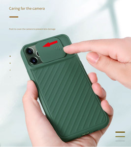 Heybingo กรอบโทรศัพท์สี่เหลี่ยม, เคสหน้าต่าง TPU แบบเลื่อนได้กันตกนิ่มสำหรับ Samsung S21 PLUS pellicola vetro - Product Image 2