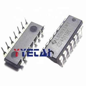 YYT Inline CD4011BE HCF4011BE DIP14 IC 4 giriş NAND kapısı 4011 çip - Product Image 1