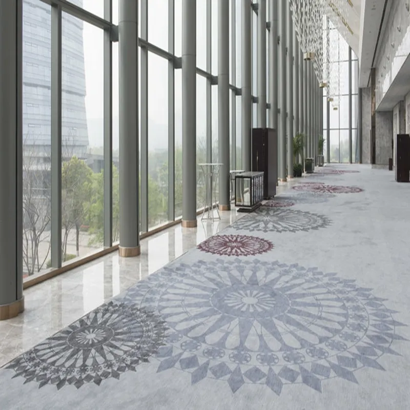 Nuevo diseño de lujo Sala pasillo banquete alfombra para Hotel de 5 estrellas de la alfombra