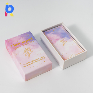 Manufacture Printing Self Love Affirmation <strong>Positive</strong> Cards Private Label Encouragement Card with Rigid Box - Product Image 5