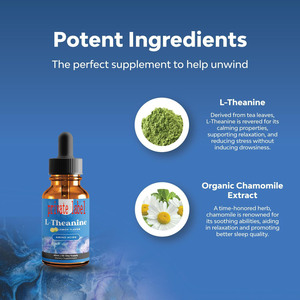 L-Theanine Liquid Drops and Chamomile Extract Drops - Product Image 3