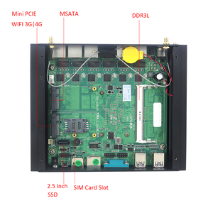 Firewall Hardware Mini computer Pc i5 10210U 6 porta Nic Win Linux Pfsense OS per apparecchio di rete Wireless WIFI stato SATA - Product Image 5