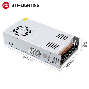 Profesyonel tedarikçi güvenlik ve koruma WS2811 LED aydınlatma şeridi 15 20A 25A 30A 40A 60A DC12V sürücü güç kaynağı - Product Image 1